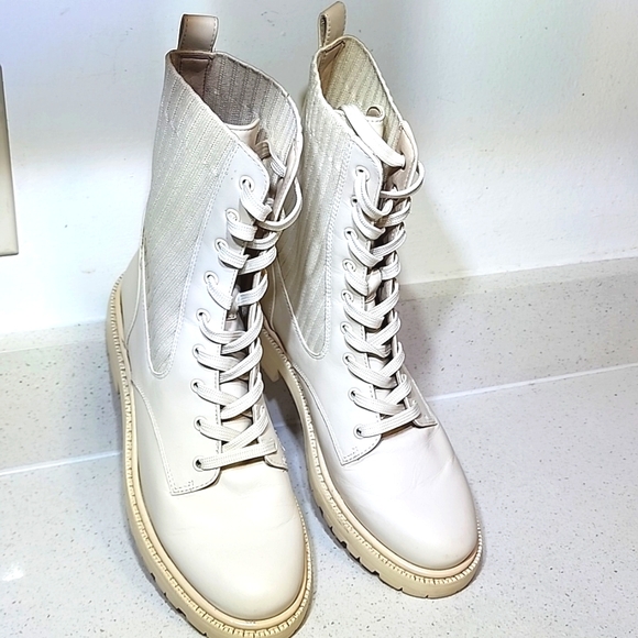 Women's Sam Edelman Combat Boots Size 8M - Picture 2 of 12